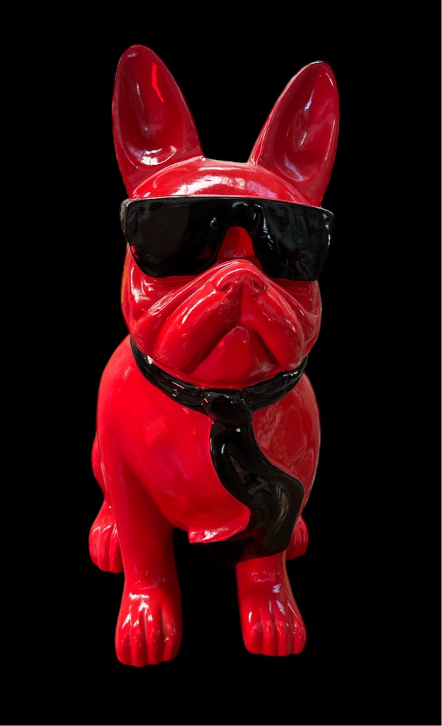 Frenchi Sculpture – Stunning Red Fiberglass Sculpture, Indoor/Outdoor Use | Sign of the times Stoke