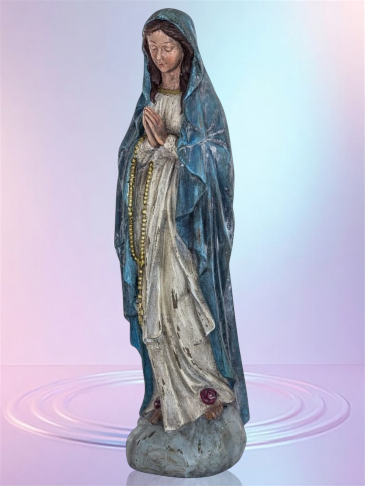 Praying Maria Figure | Elegant Religious Décor | Serene and Spiritual Accent | Sign of the times Stoke