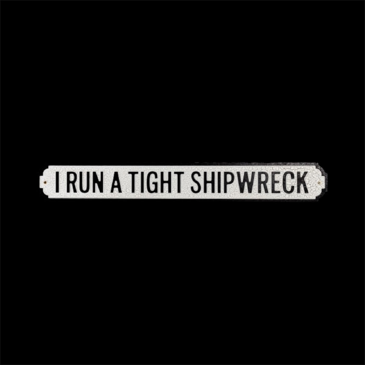 Antiqued Wooden "Shipwreck" Sign – Rustic Nautical Wall Decor | Sign of the times Stoke