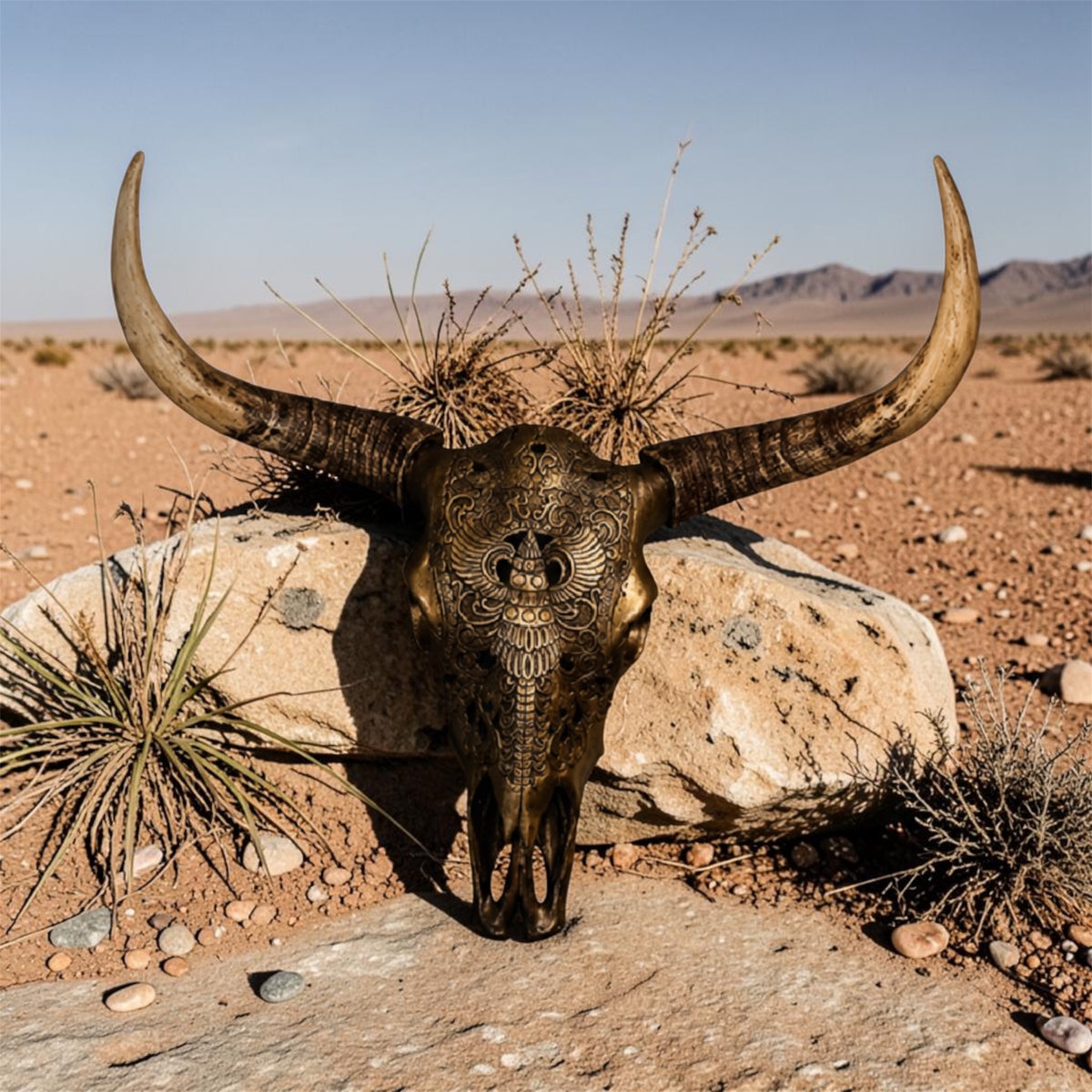 Arizona Desert Skull – Large Statement Wall Décor | Sign of the times Stoke