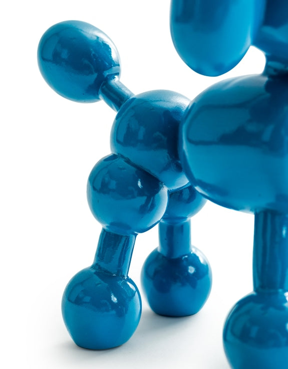 Decorative Blue Balloon Poodle – Modern Dog Sculpture | Sign of the times Stoke