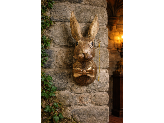 Rabbit Head Wall Decoration – Statement Animal Wall Sculpture | Sign of the times Stoke