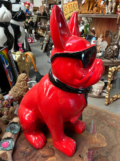 Frenchi Sculpture – Stunning Red Fiberglass Sculpture, Indoor/Outdoor Use | Sign of the times Stoke