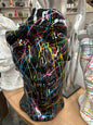 Black Splash Face Sculpture – Modern Artistic Head Statue | Sign of the times Stoke
