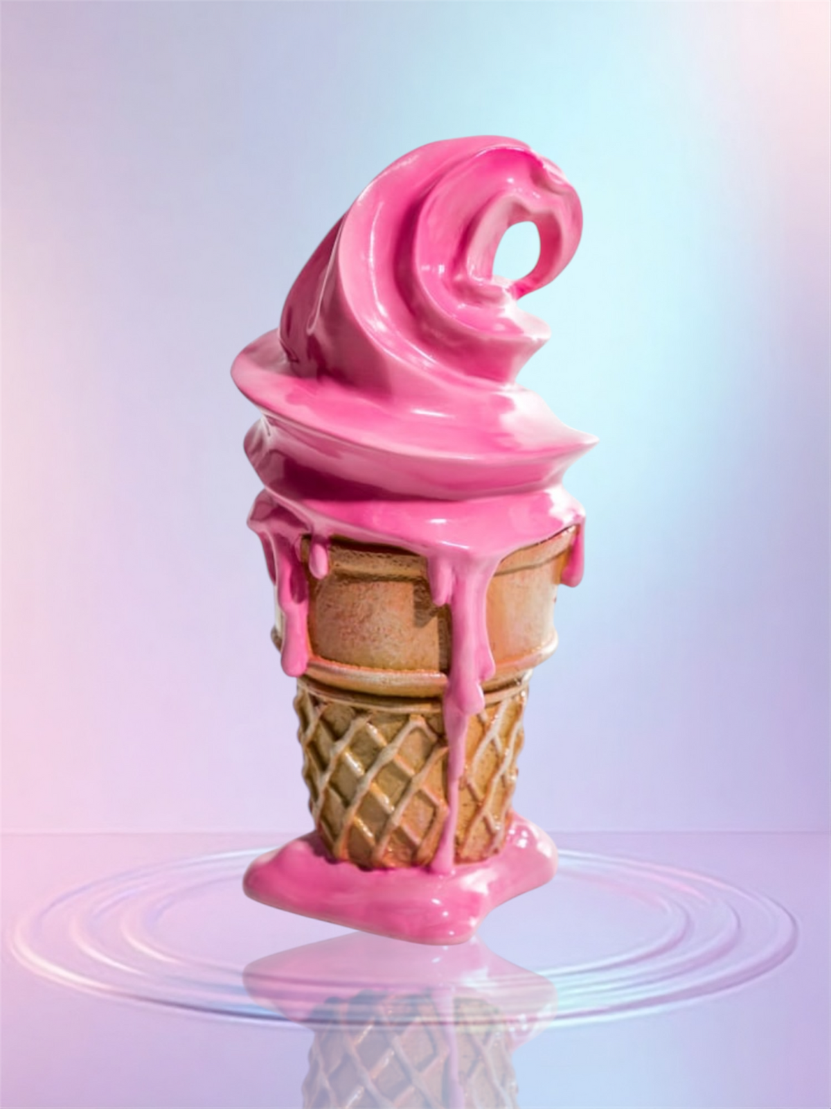 Large Decorative Ice Cream Ornament | Fun & Whimsical Home or Shop Display | Sign of the times Stoke