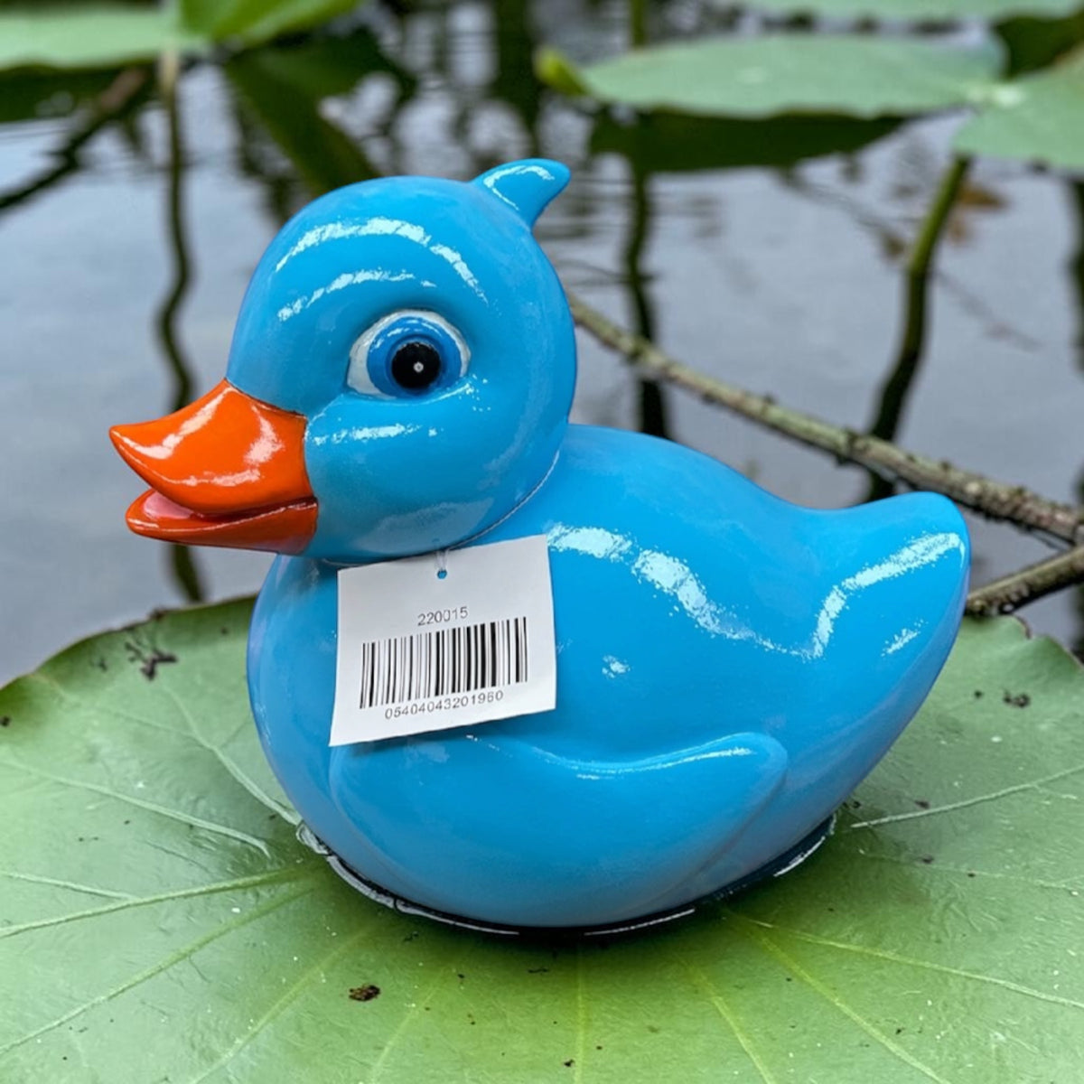 Blue Resin Duck Ornament – Bold Decorative Statement Piece | Sign of the times Stoke