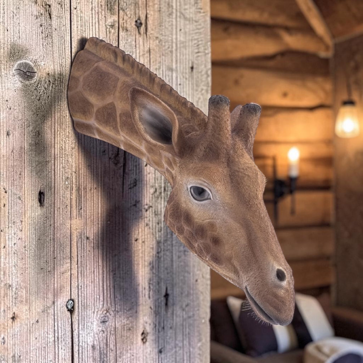 Large Giraffe Wall Head – Eye-Catching Safari Animal Wall Decor | Sign of the times Stoke
