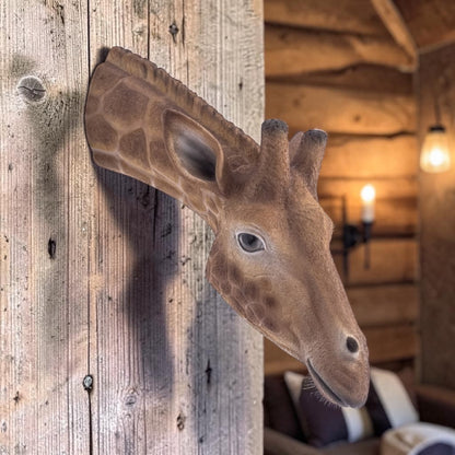 Large Giraffe Wall Head – Eye-Catching Safari Animal Wall Decor | Sign of the times Stoke