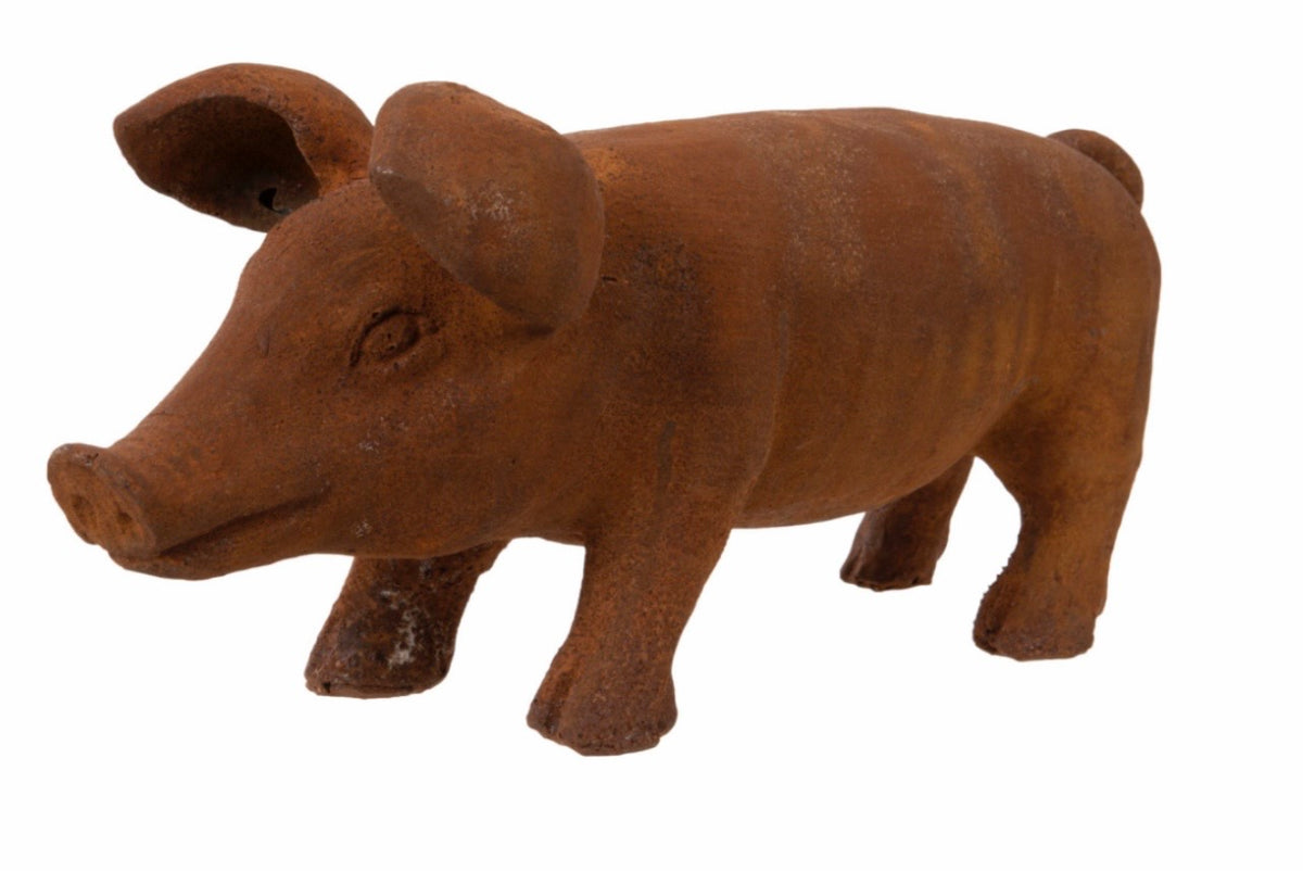 Decorative Pig Ornament – Hand Finished Indoor & Outdoor Sculpture | Sign of the times Stoke