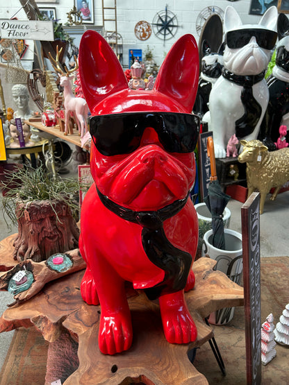 Frenchi Sculpture – Stunning Red Fiberglass Sculpture, Indoor/Outdoor Use | Sign of the times Stoke