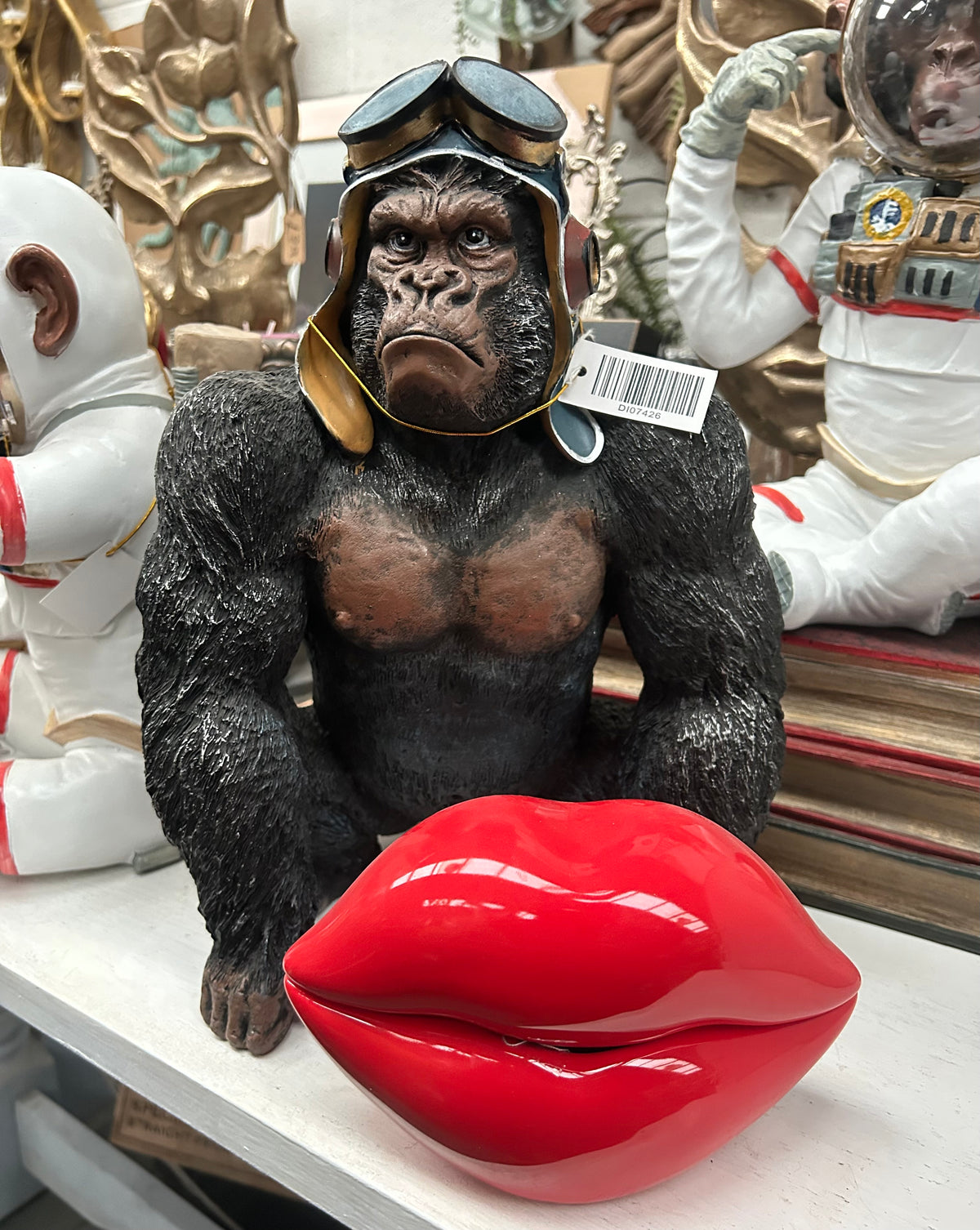 Moody Gorilla – Bold and Expressive Animal Sculpture | Sign of the times Stoke