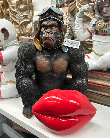 Moody Gorilla – Bold and Expressive Animal Sculpture | Sign of the times Stoke