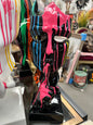 Stunning Black Splash Painted Face Sculpture – Contemporary Artistic Decor | Sign of the times Stoke