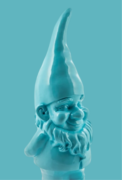 Giant Blue Standing Gnome Figure - Joyful Garden or Home Decor | Sign of the times Stoke