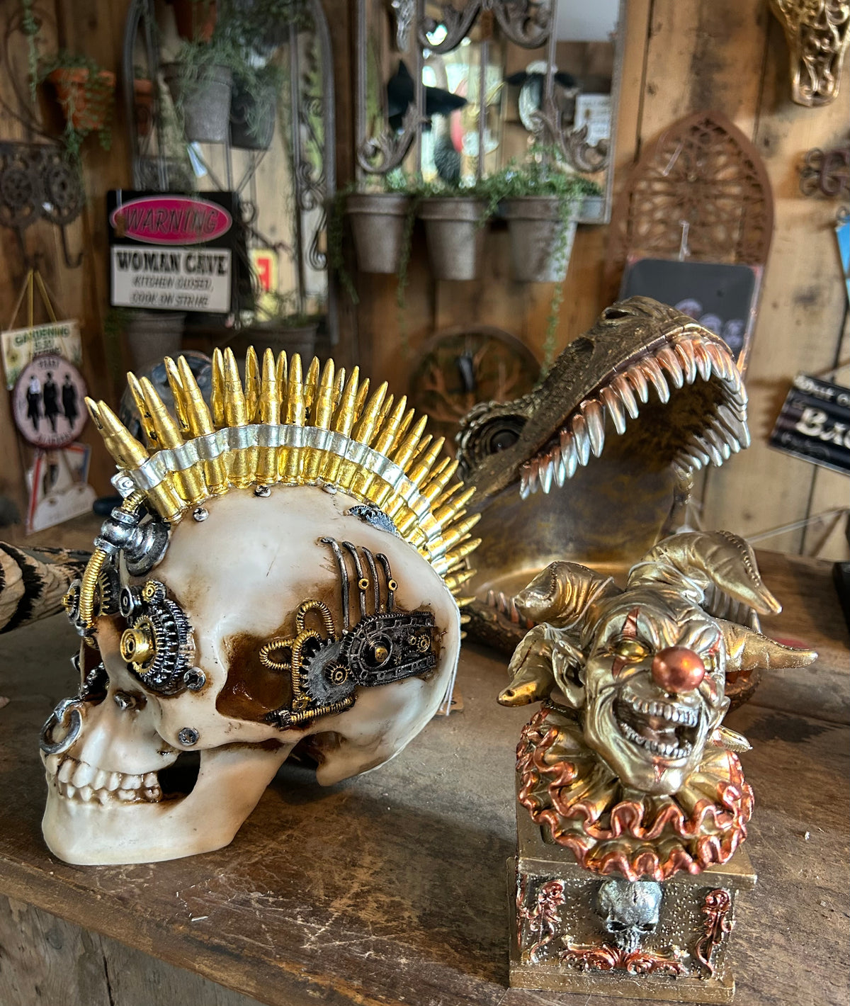 Steampunk Skull – Industrial Gothic Steampunk Decor | Sign of the times Stoke