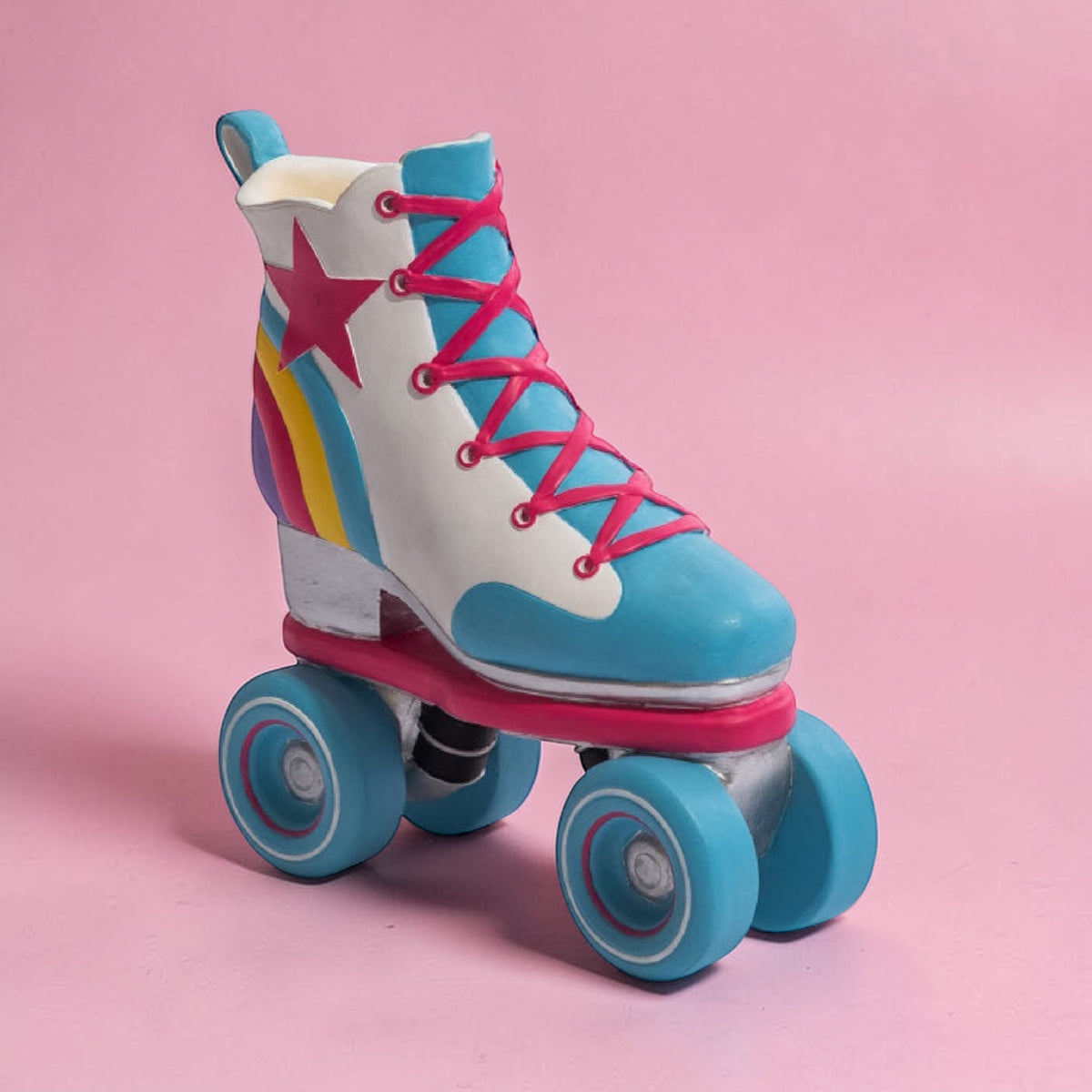 Retro Roller Skate Vase – Rainbow Statement Décor | Sign of the times Stoke