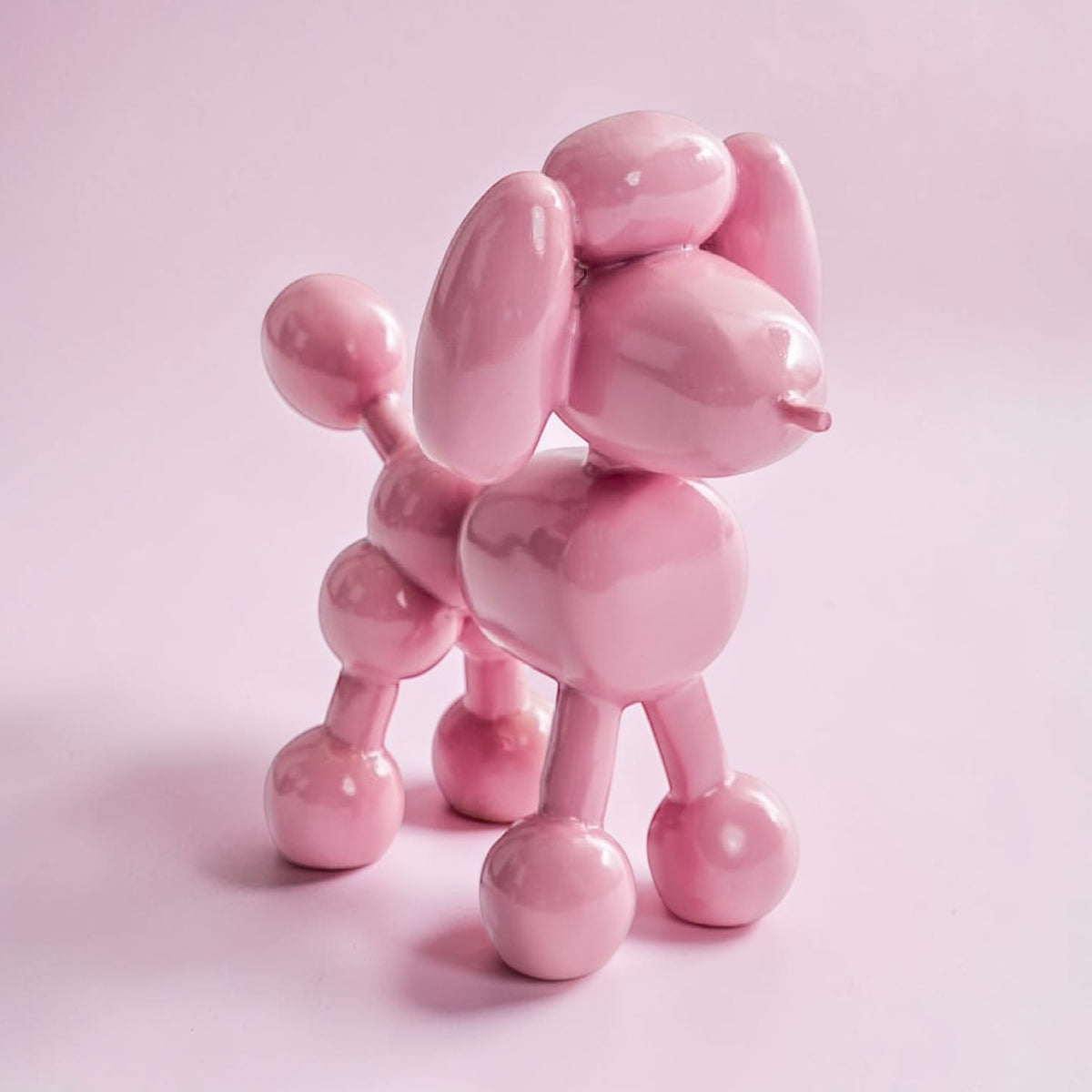 Decorative Pink Balloon Poodle – Playful Modern Dog Sculpture | Sign of the times Stoke
