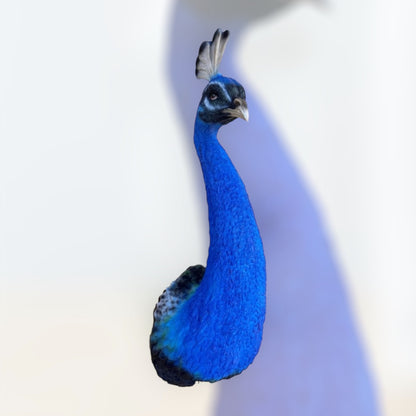 Peacock Wall Figure - Bold Resin Wall Art | Sign of the times Stoke