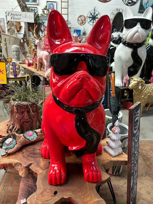 Frenchi Sculpture – Stunning Red Fiberglass Sculpture, Indoor/Outdoor Use | Sign of the times Stoke