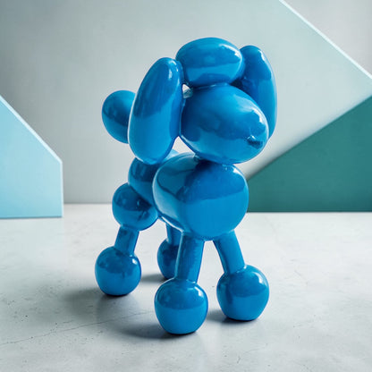 Decorative Blue Balloon Poodle – Modern Dog Sculpture | Sign of the times Stoke