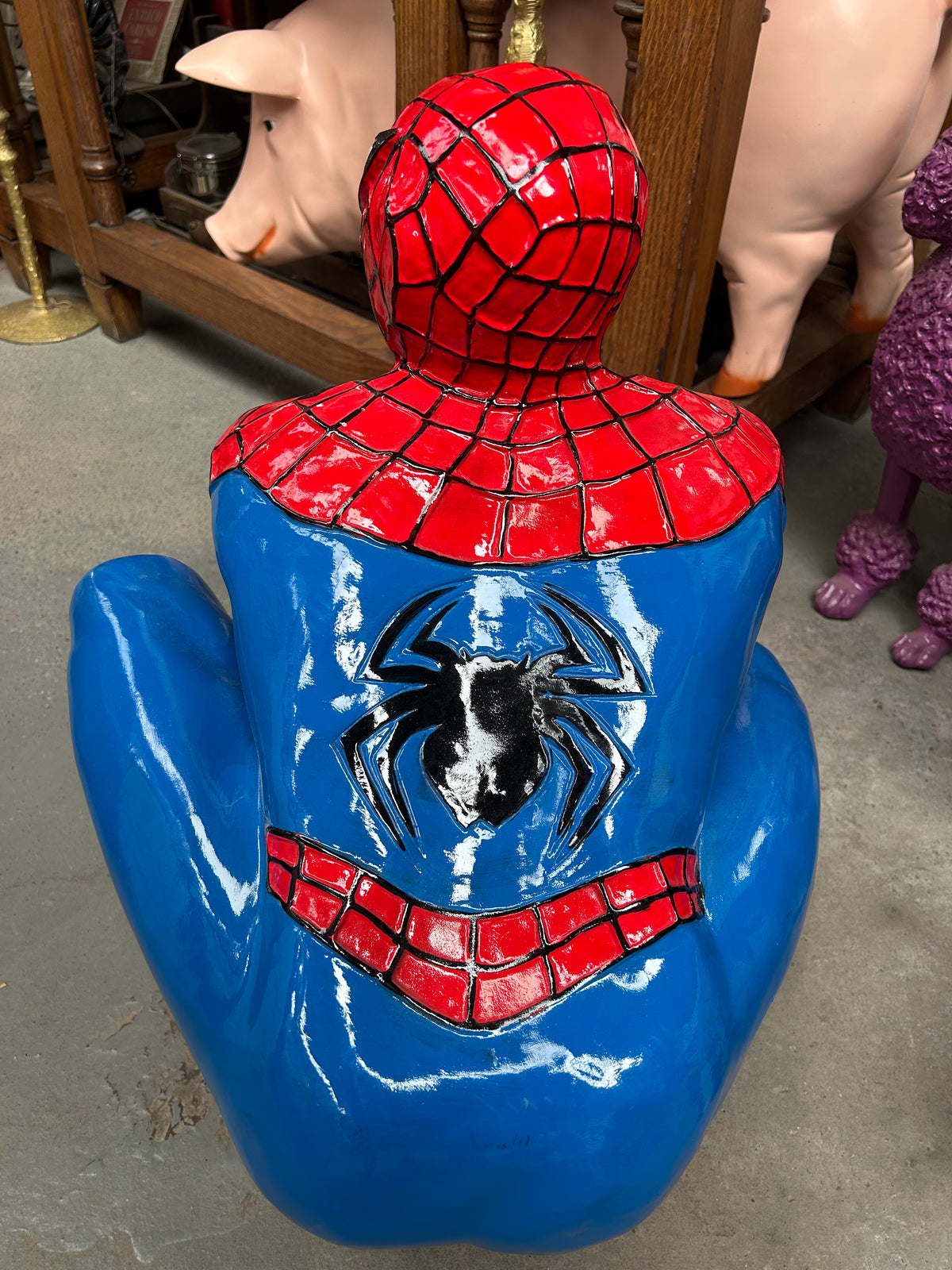 Spider-Man Resin Sculpture – Large Superhero Decorative Figure | Sign of the times Stoke