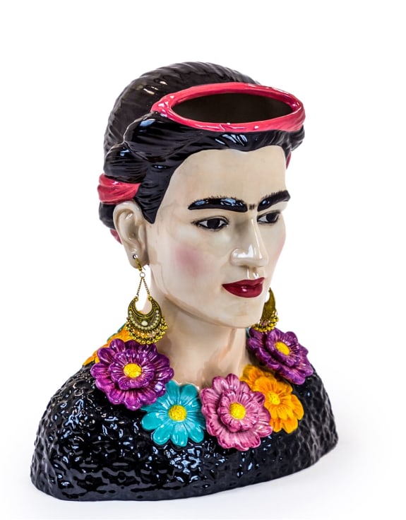 Ceramic Mexicana Bust Vase | Bold & Colorful Statement Décor | Sign of the times Stoke