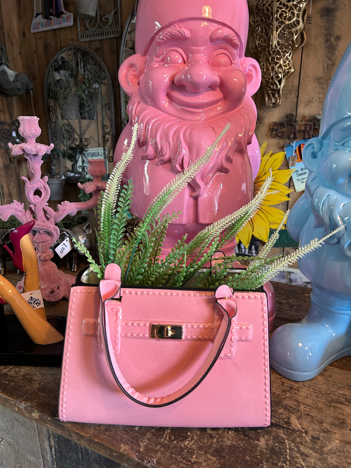 Pink Ceramic Handbag Vase – Fun & Feminine Statement Home Decor | Sign of the times Stoke