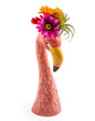 Large Ceramic Pink Flamingo Head Vase – Unique Decorative Statement Piece | Sign of the times Stoke