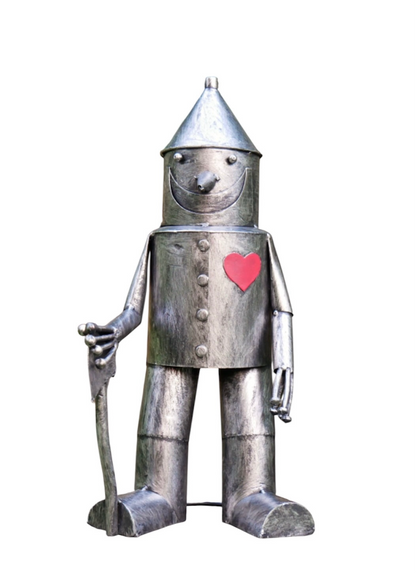 Small Tin Man Ornament - Charming Steel Metal Decoration | Sign of the times Stoke
