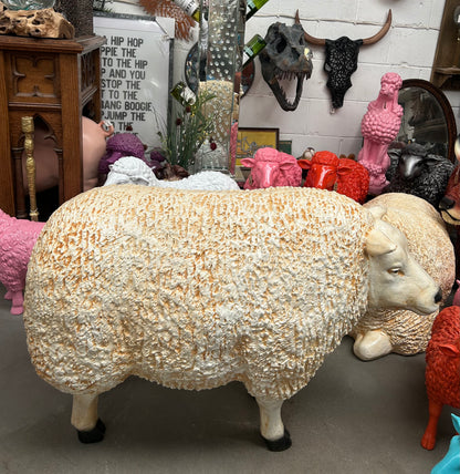 Large Standing Sheep – 100cm Long Decorative Sheep Garden Figure | Sign of the times Stoke
