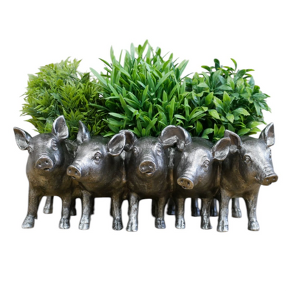 Pig Planter | Whimsical Animal Plant Pot for Indoors or Garden | Sign of the times Stoke