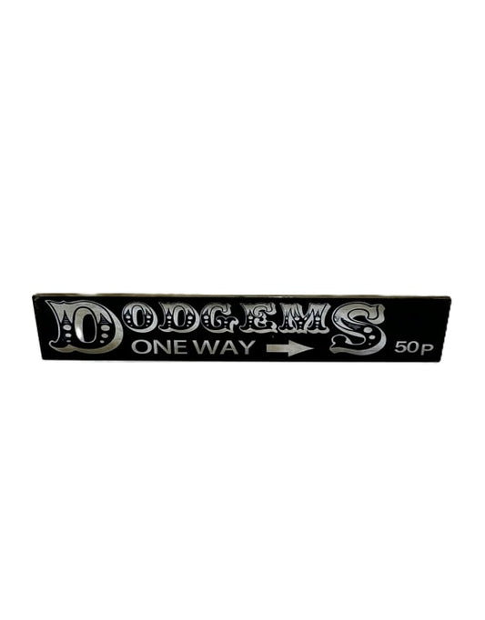 Dodgems Wooden Wall Sign – Vintage Fairground-Inspired Decor | Sign of the times Stoke