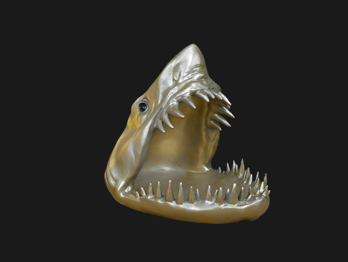 Gold Shark Head Dish – Bold Decorative Dish for Unique Style | Sign of the times Stoke
