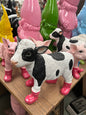 Calf in wellies!