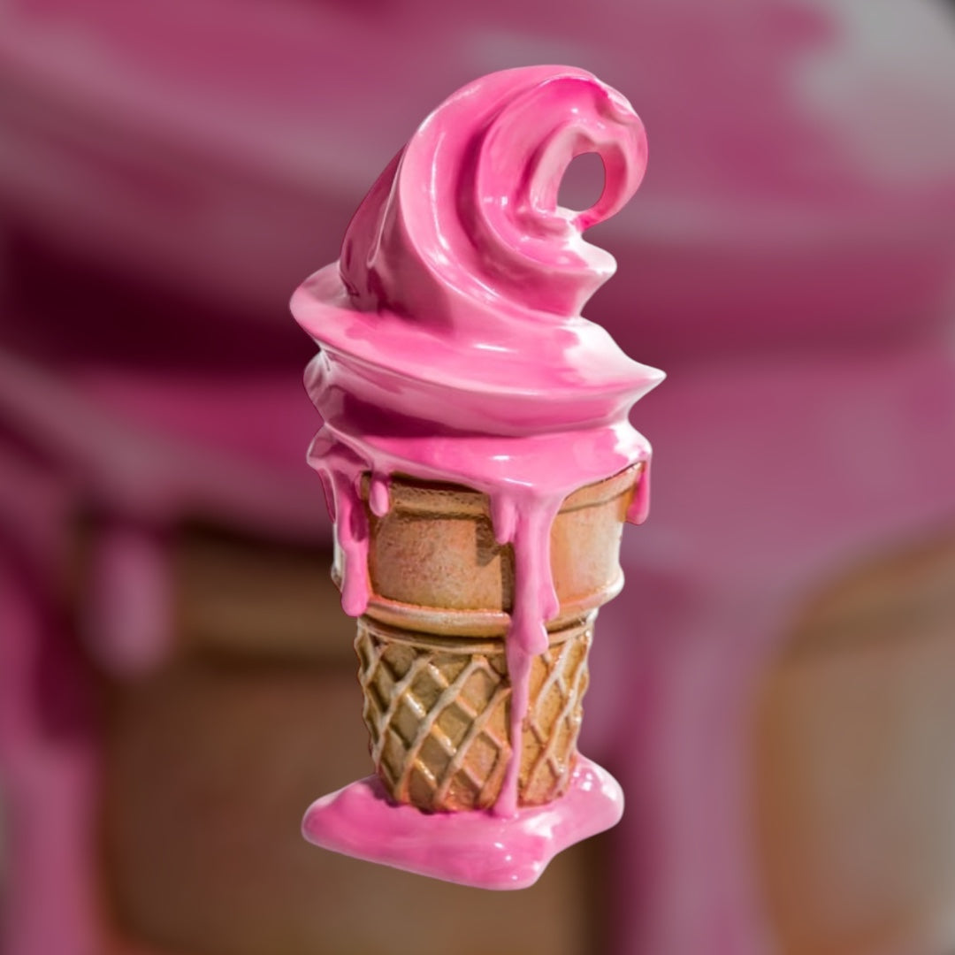 Large Decorative Ice Cream Ornament | Fun & Whimsical Home or Shop Display | Sign of the times Stoke
