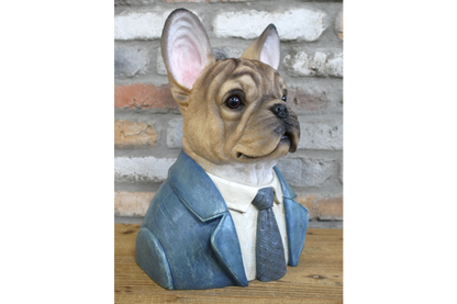 Large Frenchie Dog Bust – Stylish French Bulldog Sculpture | Sign of the times Stoke