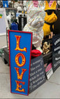 "LOVE" Sign - Vibrant MDF Wall Art | Sign of the times Stoke