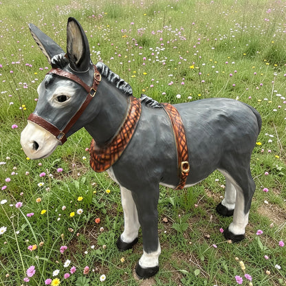 Large Donkey Sculpture – Resin Statement Animal Figure | Sign of the times Stoke