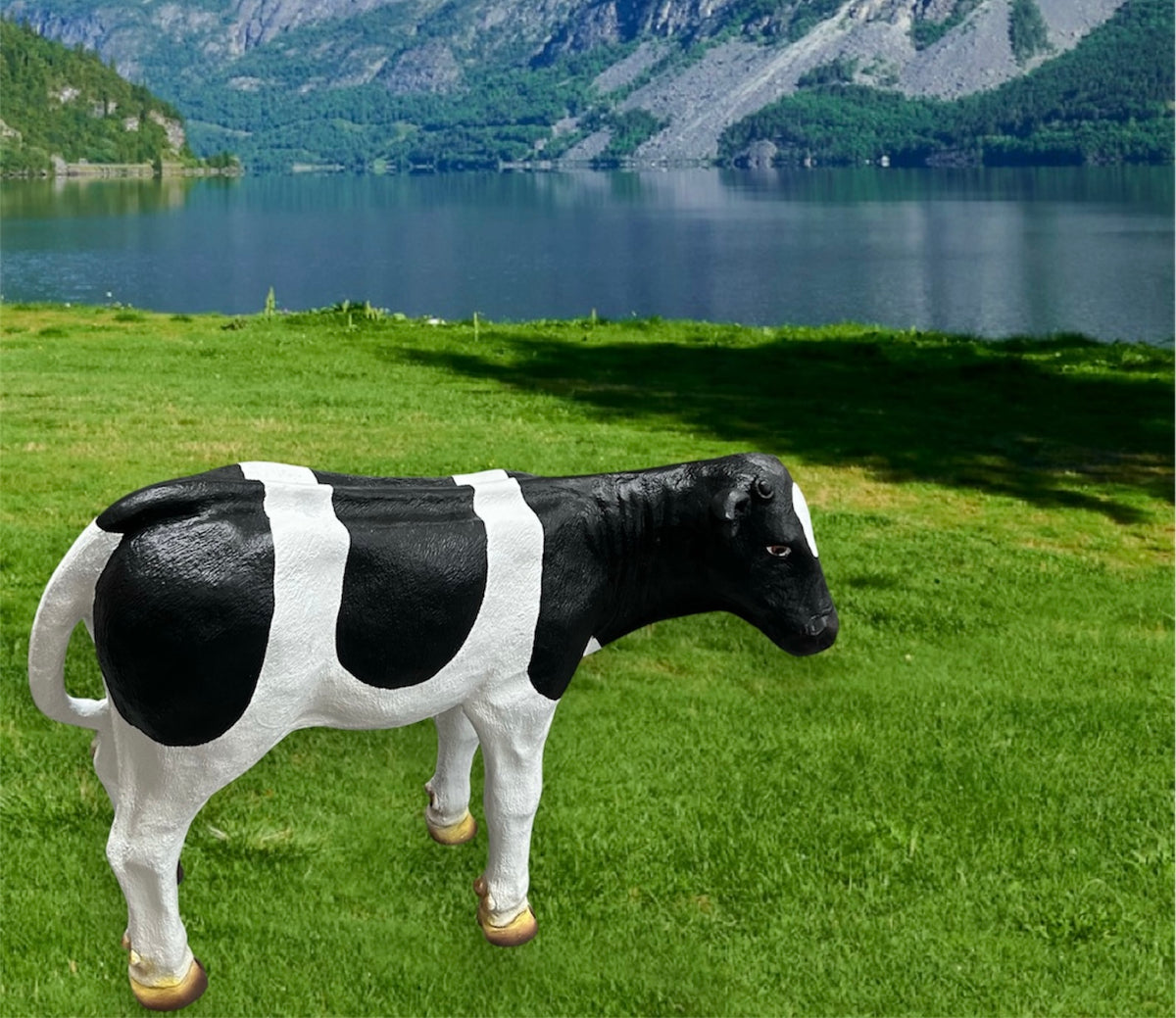 Large Cow Sculpture | Eye-Catching Farmhouse & Garden Décor | Sign of the times Stoke