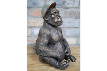 Gavin the Gorilla Junior – Charming Resin Gorilla Sculpture | Sign of the times Stoke