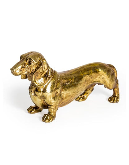 Gold Dachshund Figurine – Elegant Dog Lover’s Decorative Ornament | Sign of the times Stoke