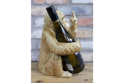 Up Yours Monkey Gold Wine Holder – Quirky & Bold Bottle Display | Sign of the times Stoke