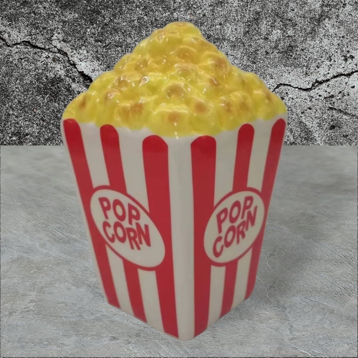 Ceramic Popcorn Money Bank – Fun & Unique Savings Jar | Sign of the times Stoke