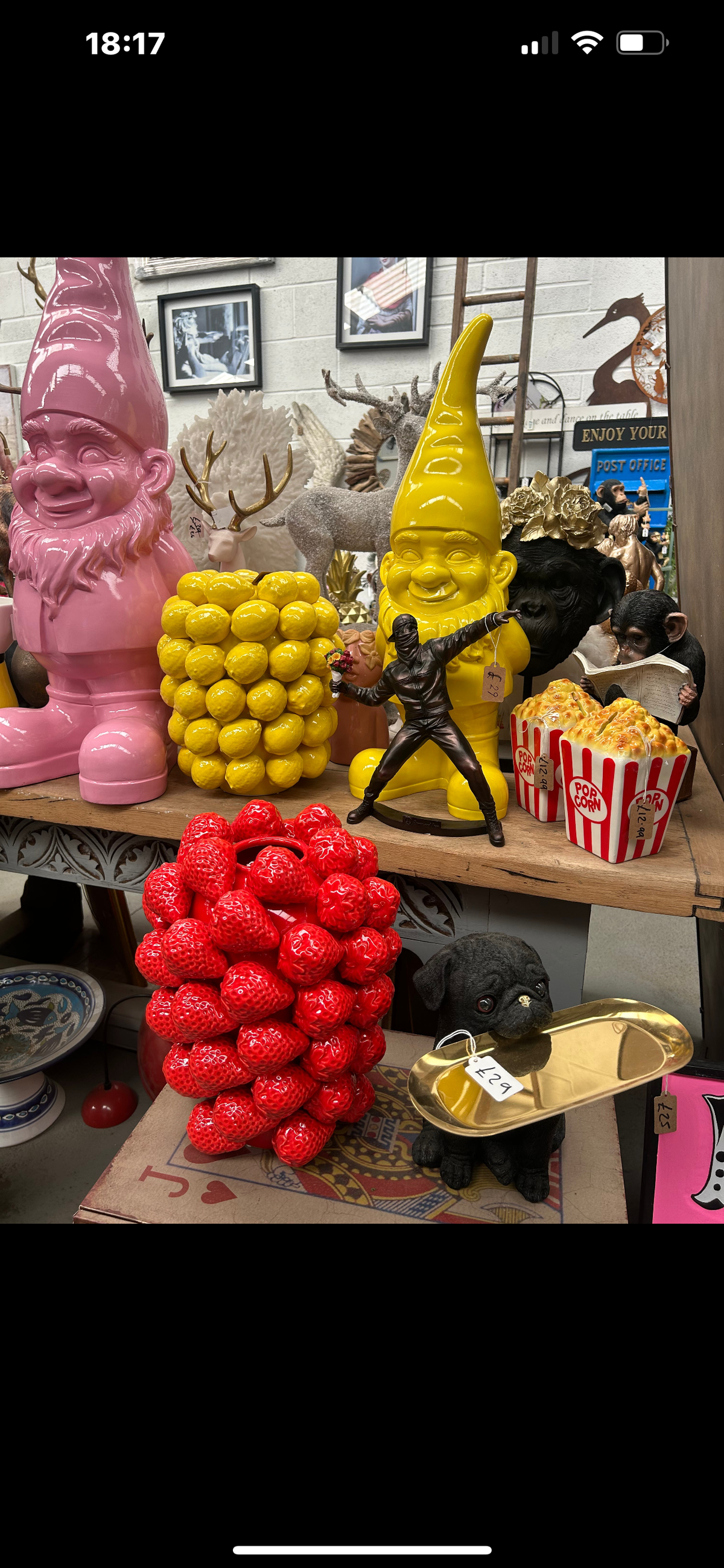 Ceramic Popcorn Money Bank – Fun & Unique Savings Jar | Sign of the times Stoke