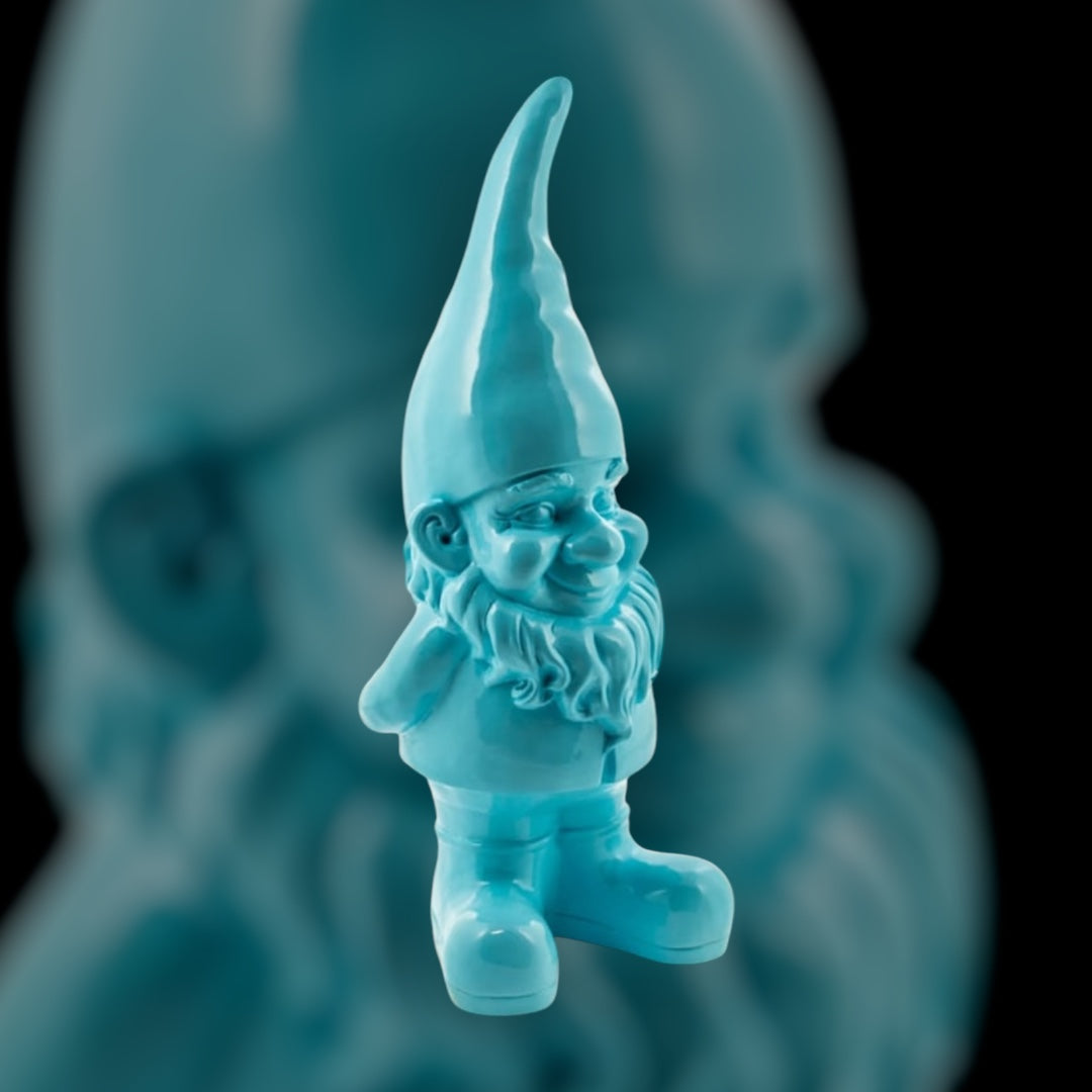 Giant Blue Standing Gnome Figure - Joyful Garden or Home Decor | Sign of the times Stoke