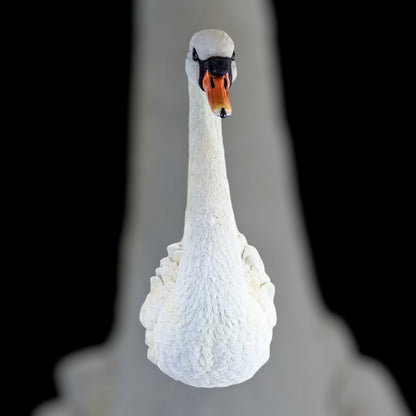 Elegant Swan Wall Mount – Realistic Resin Wall Art | Sign of the times Stoke