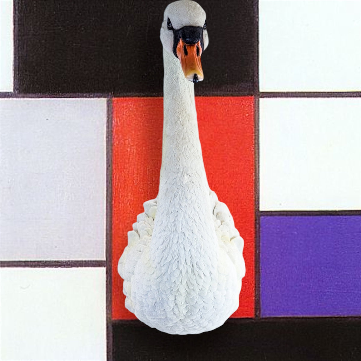 Elegant Swan Wall Mount – Realistic Resin Wall Art | Sign of the times Stoke
