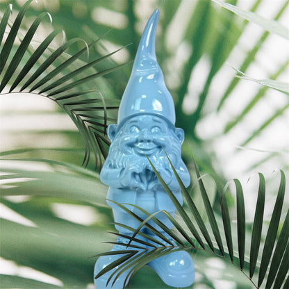 Medium Bright Blue "Heart Hands" Gnome Figure – Whimsical and Loving Decor | Sign of the times Stoke