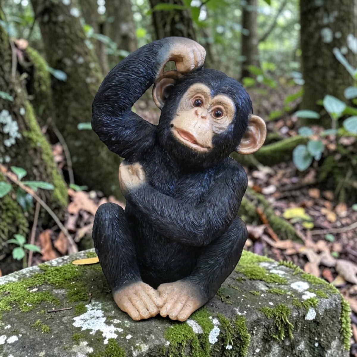 Scratching Monkey – Quirky Decorative Monkey Sculpture | Sign of the times Stoke