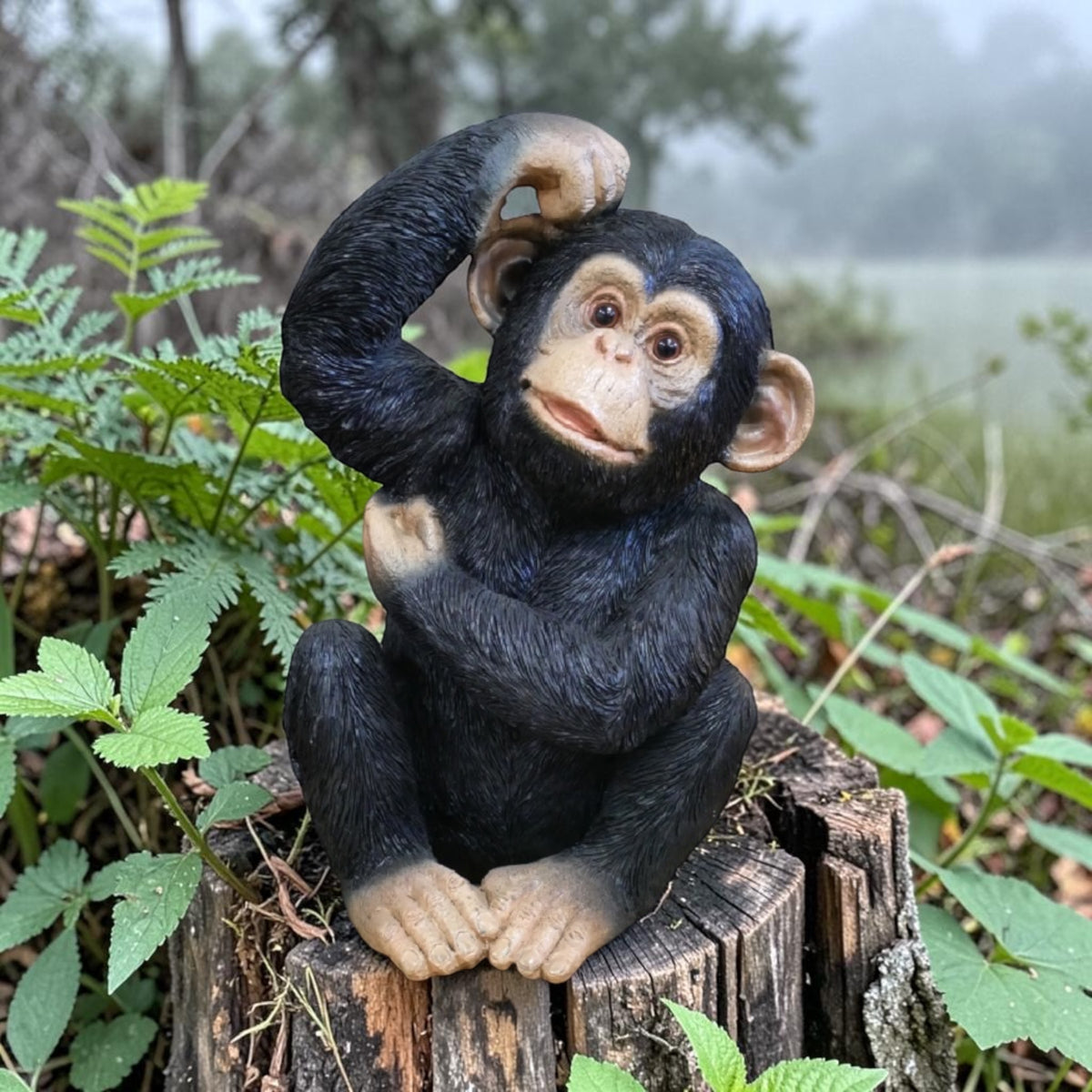 Scratching Monkey – Quirky Decorative Monkey Sculpture | Sign of the times Stoke